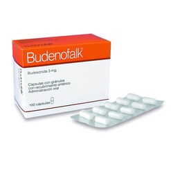 Budenofalk 3 mg x 100 Cápsulas Con Gránulos Gastroresistentes