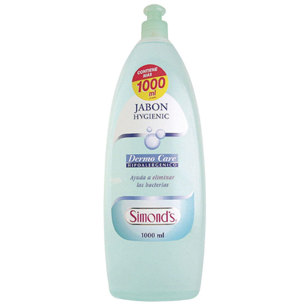 Simond's Jabón Líquido Hipoalergénico Dermo Care Hygienic x 1000 mL, , large image number 0