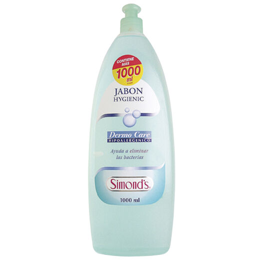 Simond's Jabón Líquido Hipoalergénico Dermo Care Hygienic x 1000 mL, , large image number 0