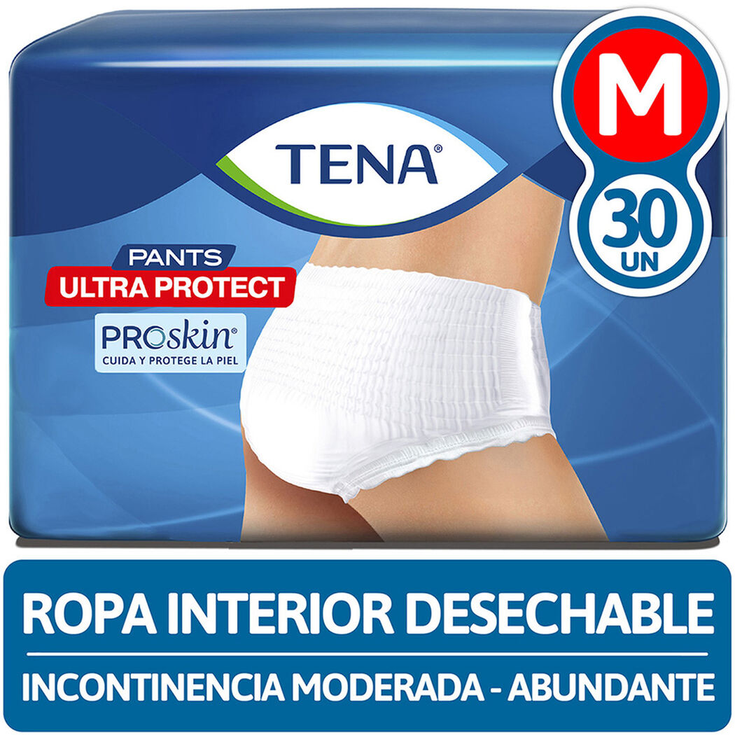 Ropa Interior Desechable TENA Pants Ultra Protect M 30 Unid, , large image number 0