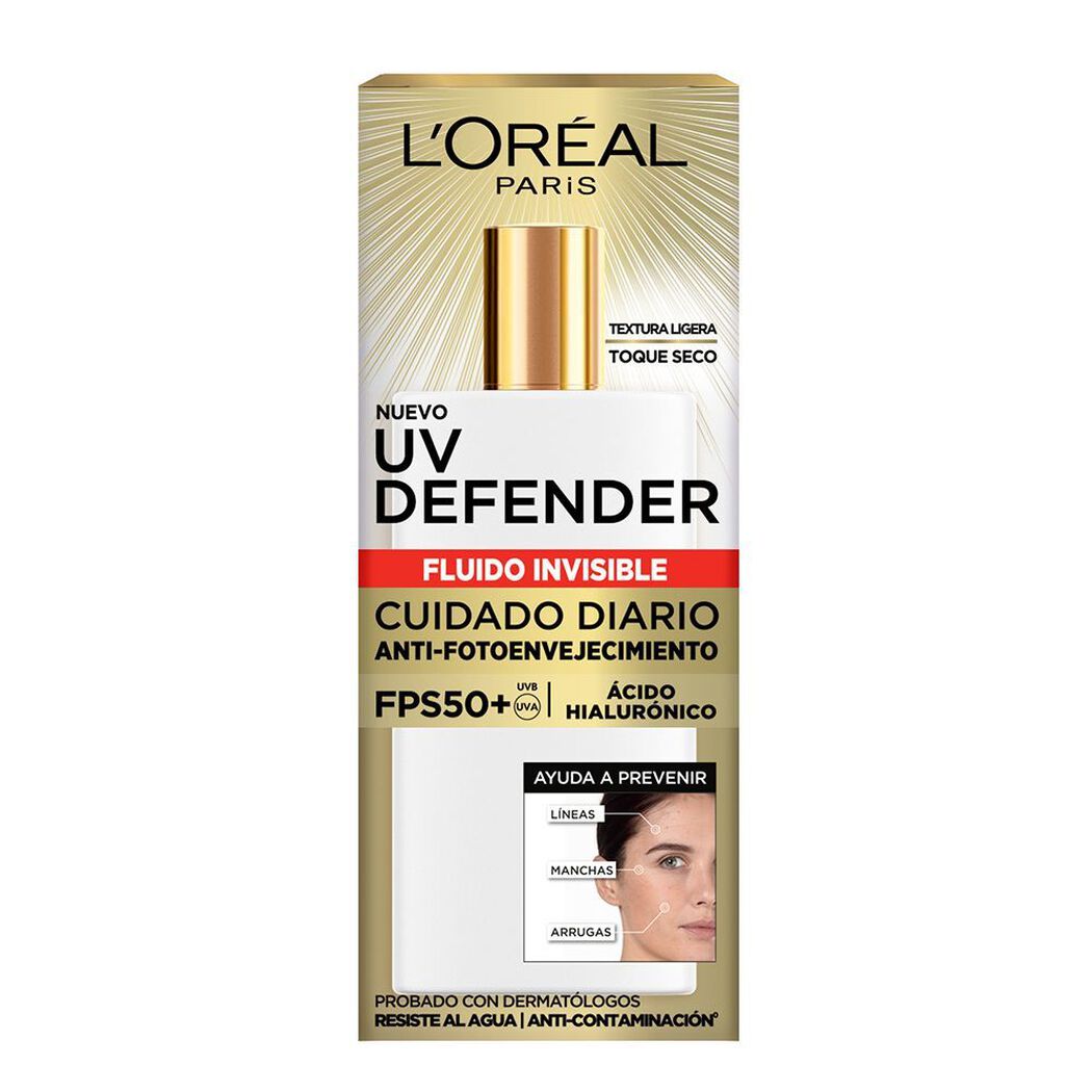 Uv Defender Fluido Cuidado Anti Fotoenvejecimiento, , large image number 1