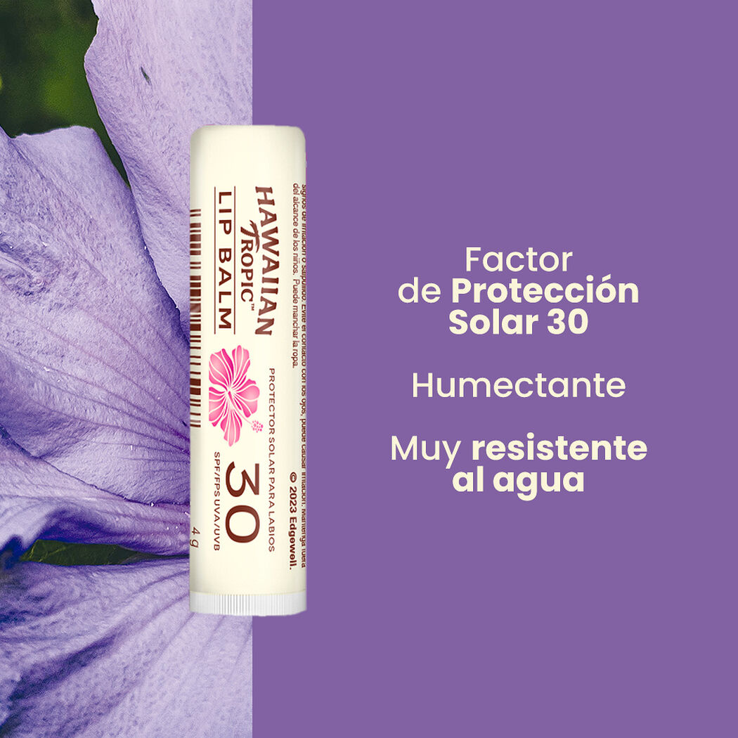 Protector Solar Hawaiian Tropic Labios Sabor Original FPS 30 4 g, , large image number 1