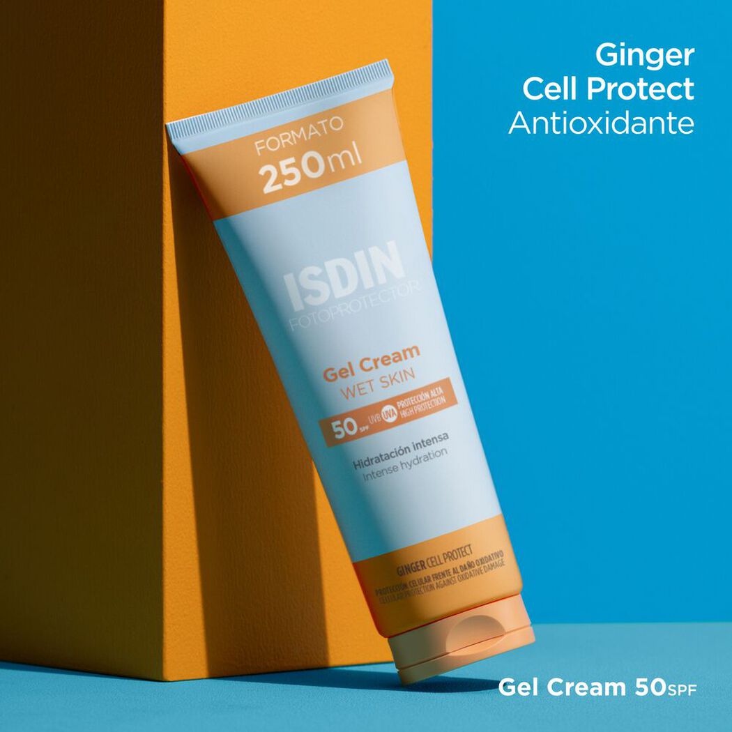 Protector Solar Isdin Gel Cream Wet Skin SPF50 250 mL, , large image number 3