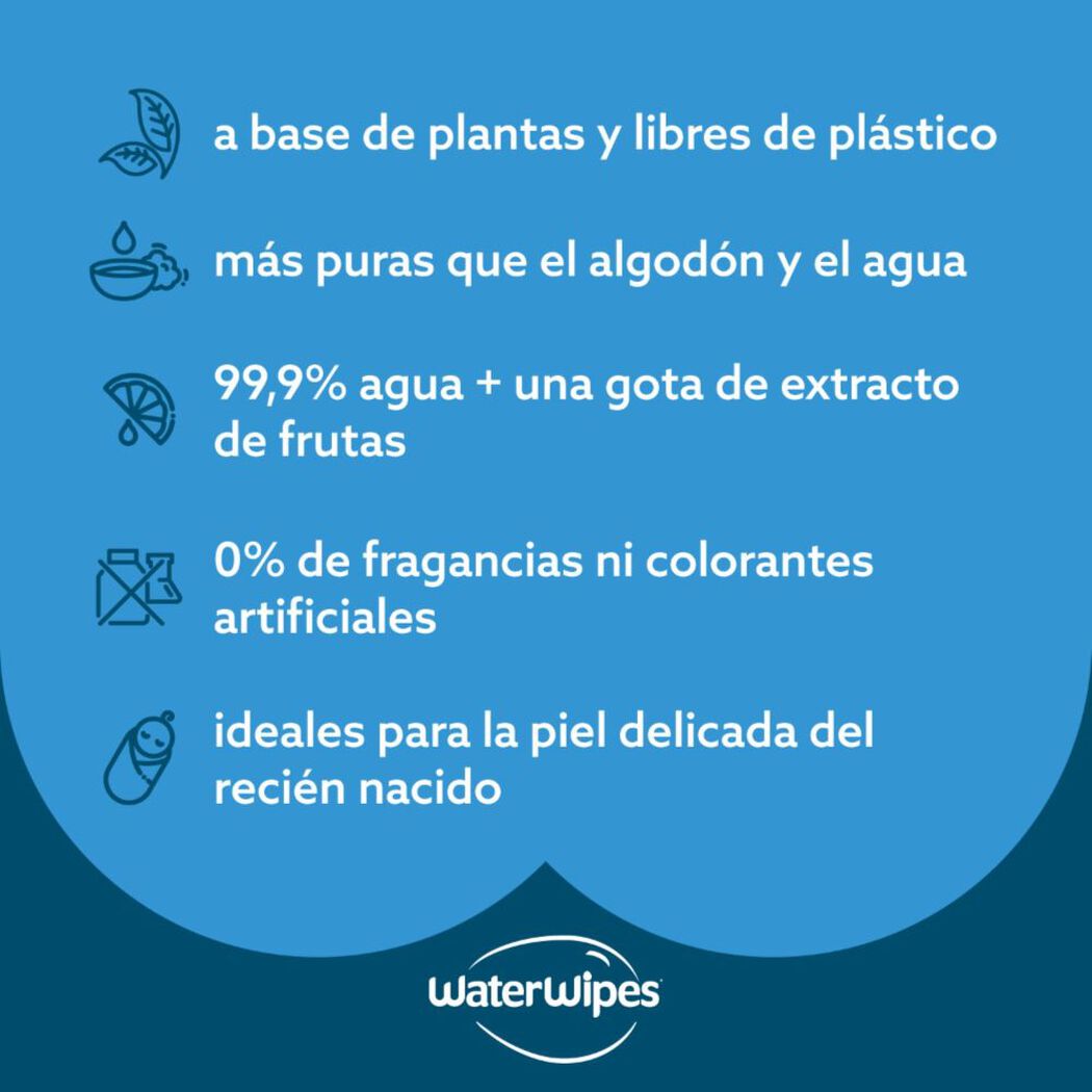 Toallas Húmedas Waterwipes Bio 60 un, , large image number 3