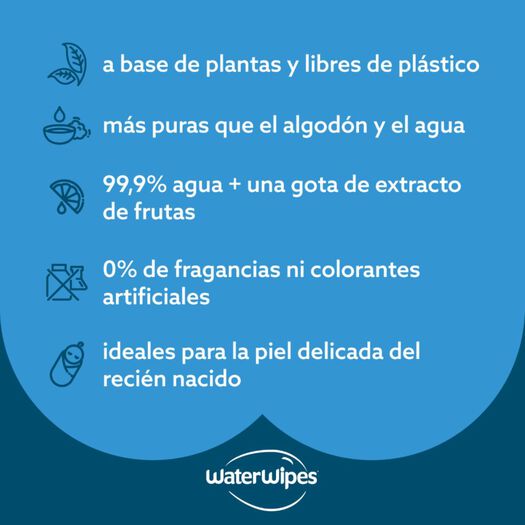 Toallas Húmedas Waterwipes Bio 60 un, , large image number 3