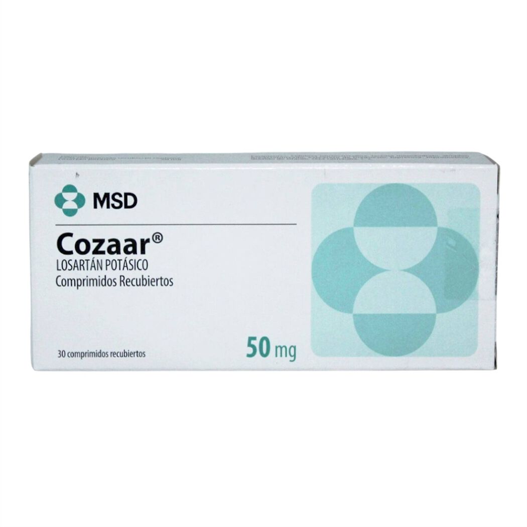 Cozaar 50 mg x 30 Comprimidos Recubiertos, , large image number 0