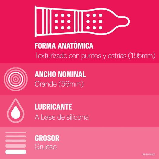 Durex Condones Máximo Placer 3 unidades, , large image number 2