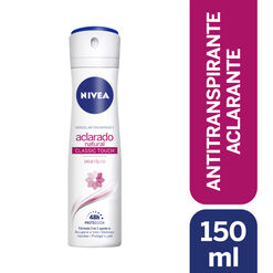 Desodorante Nivea Spray Aclarado Natural Classic Touch 150 mL