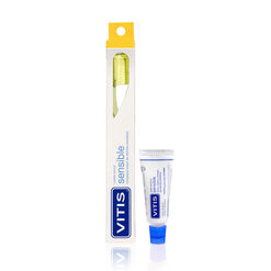 Cepillo de Dientes Vitis Sensible + Pasta Dental 20 g