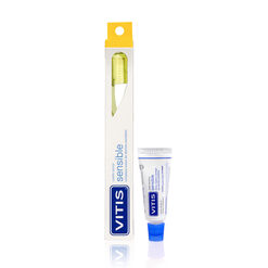Vitis Cepillo Dental Sensible Mas Pasta Sensible 20 g x 1 Unidad