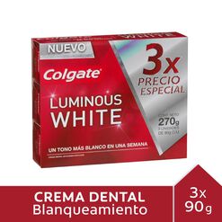 Colgate Pack Pasta Dental Luminous White x 1 Pack