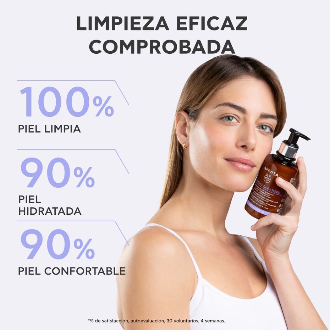 Crema Apivita Limpiadora Cara y Ojos 200 mL, , large image number 2