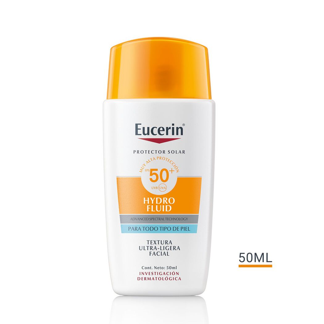 Protector Solar Eucerin Hydrofluid Fps50+ 50 mL, , large image number 0