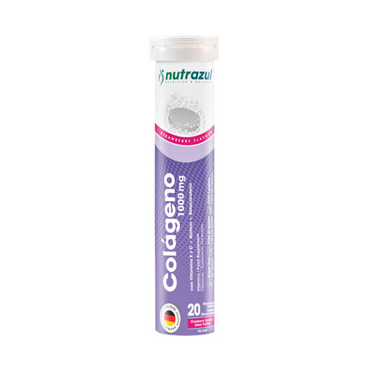 Colágeno Nutrazul Efervescente 20 Tabletas, , large image number 0