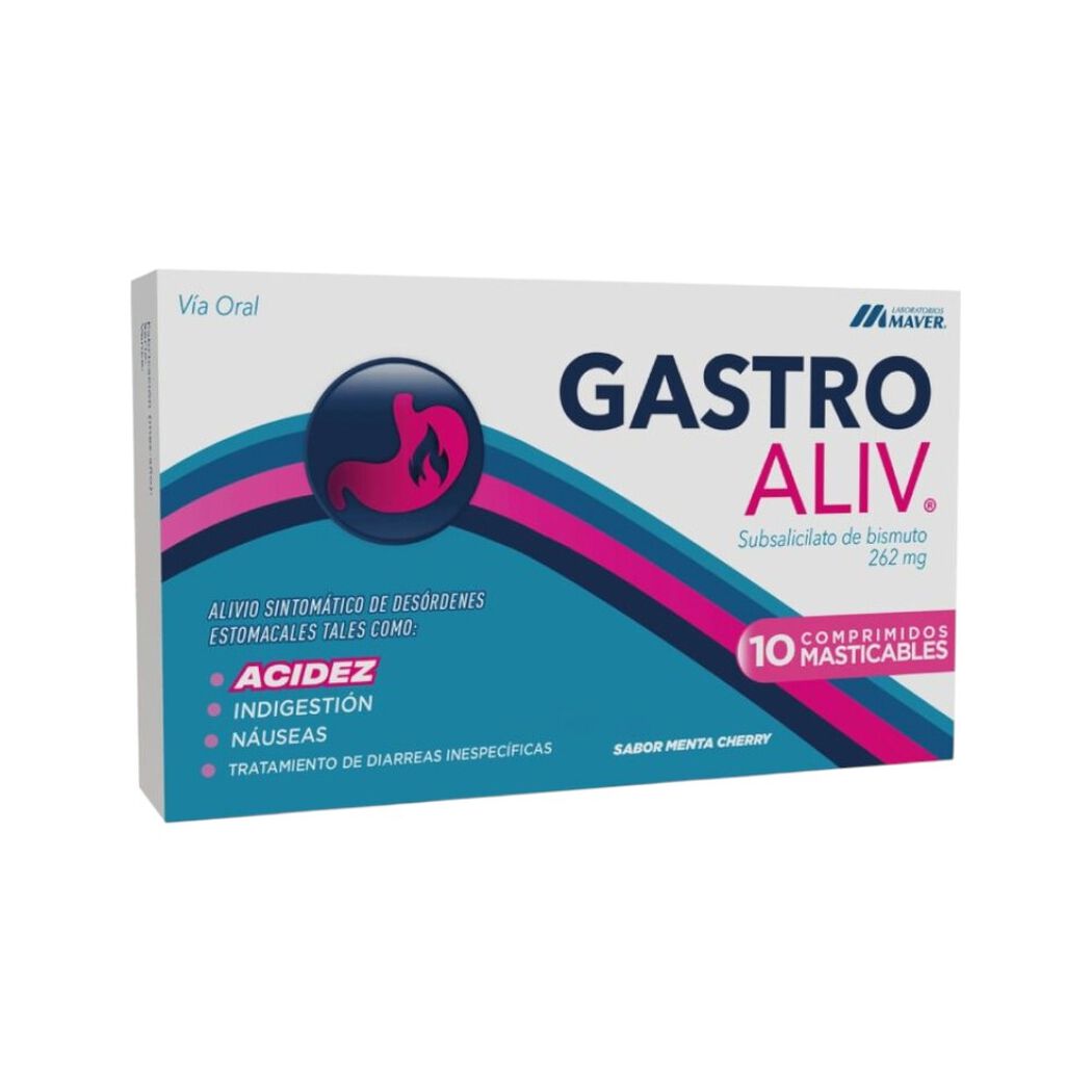 Gastroaliv x 10 Comprimidos Masticables, , large image number 0