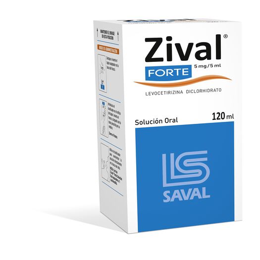 Zival Forte 5 mg/5 mL x 120 mL Solución Oral, , large image number 0