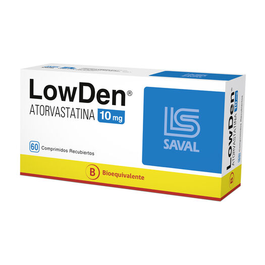 Lowden 10 mg x 60 Comprimidos Recubiertos, , large image number 0