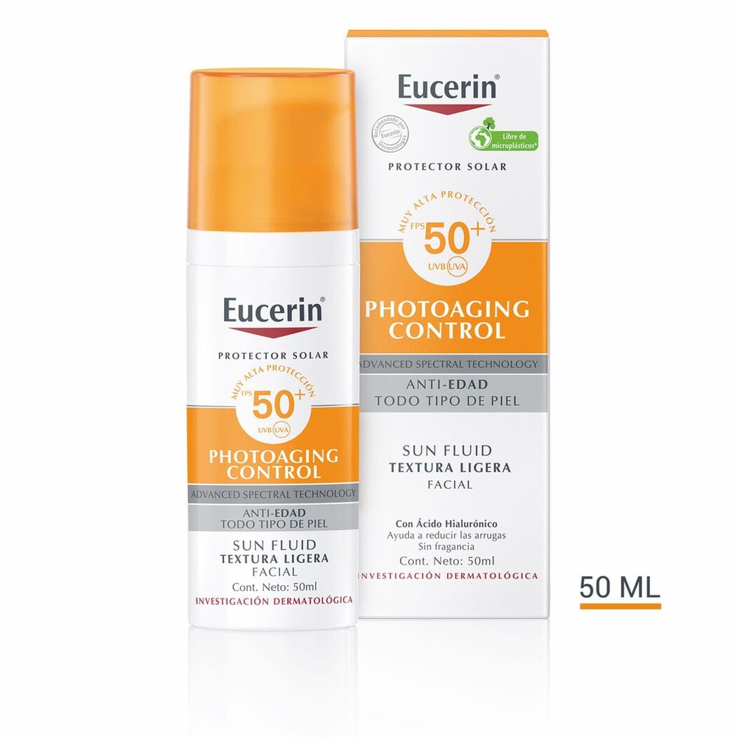 Protector Solar Eucerin Photoaging Control Antiedad Fps50+ 50 mL, , large image number 1