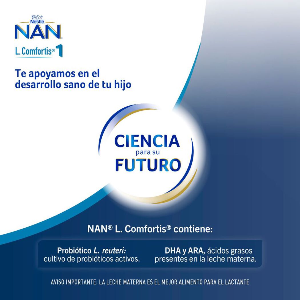 Fórmula Infantil Nan 1 L Comfortis 800 g, , large image number 2