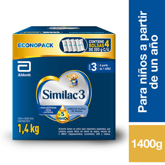 Fórmula Infantil Similac 3 1400 g, , large image number 0