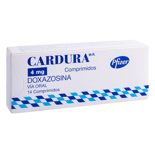 Cardura 4 mg x 14 Comprimidos, , large image number 0
