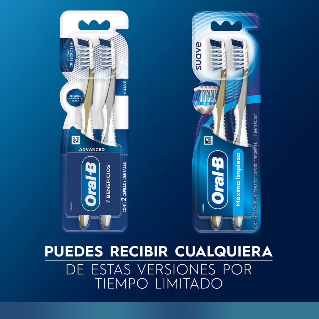 Cepillo de Dientes Oral B Advanced Suave 2 un, , large image number 4