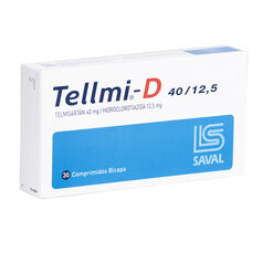 Tellmi-D 40 mg/12.5 mg x 30 Comprimidos Bicapa