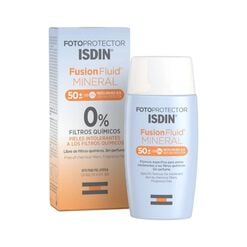 Protector Solar Isdin Fusion Fluid Mineral FPS 50+ 50 mL