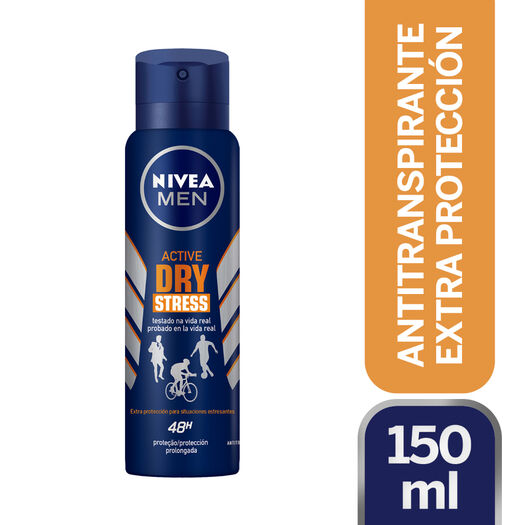 DESODORANTE SPRAY NIVEA MEN STRESS PROTECT 150ML, , large image number 0