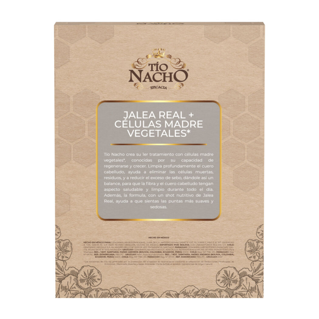 Pack Tío Nacho Células Madre 1 Shampoo + 1 Acondicionador C/U 415 Ml, , large image number 2