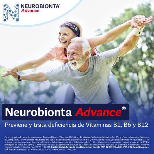 Neurobionta Advance Vitaminas del Complejo B Oral 15 Comp Recubiertos, , large image number 2