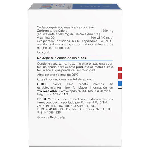 Caldeval x 30 Comprimidos Masticables, , large image number 1