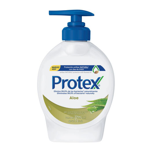 Jabón Líquido Protex Anti-Bacterial Aloe 200 mL, , large image number 1