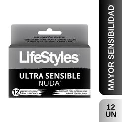 Lifestyles Nuda x 12 Unidades