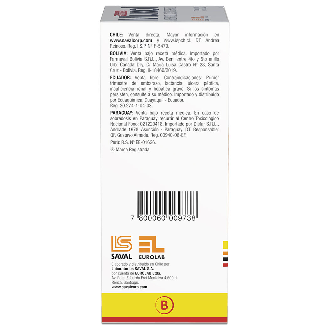 Muxol Jarabe Pediátrico Ambroxol Clorhidrato 300 mg 100 ml, , large image number 2