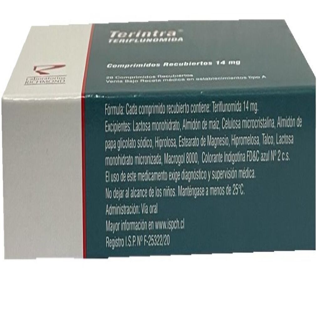 Terintra 14 mg x 28 Comprimidos Recubiertos, , large image number 2