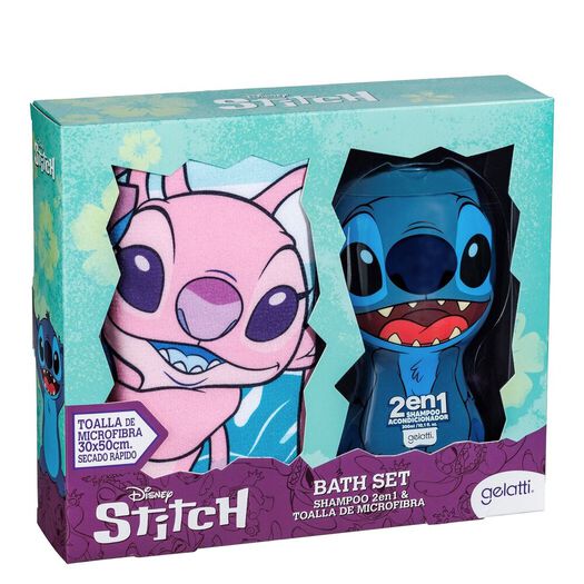 Set Gelatti Kids de Baño Shampoo + Toalla Stitch, , large image number 1