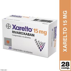 Xarelto 15 mg x 28 Comprimidos Recubiertos