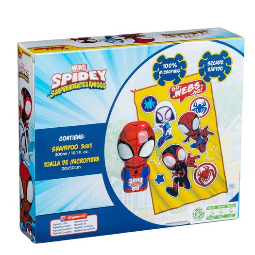 Set de Baño Shampoo + Toalla Spiderman, , large image number 2