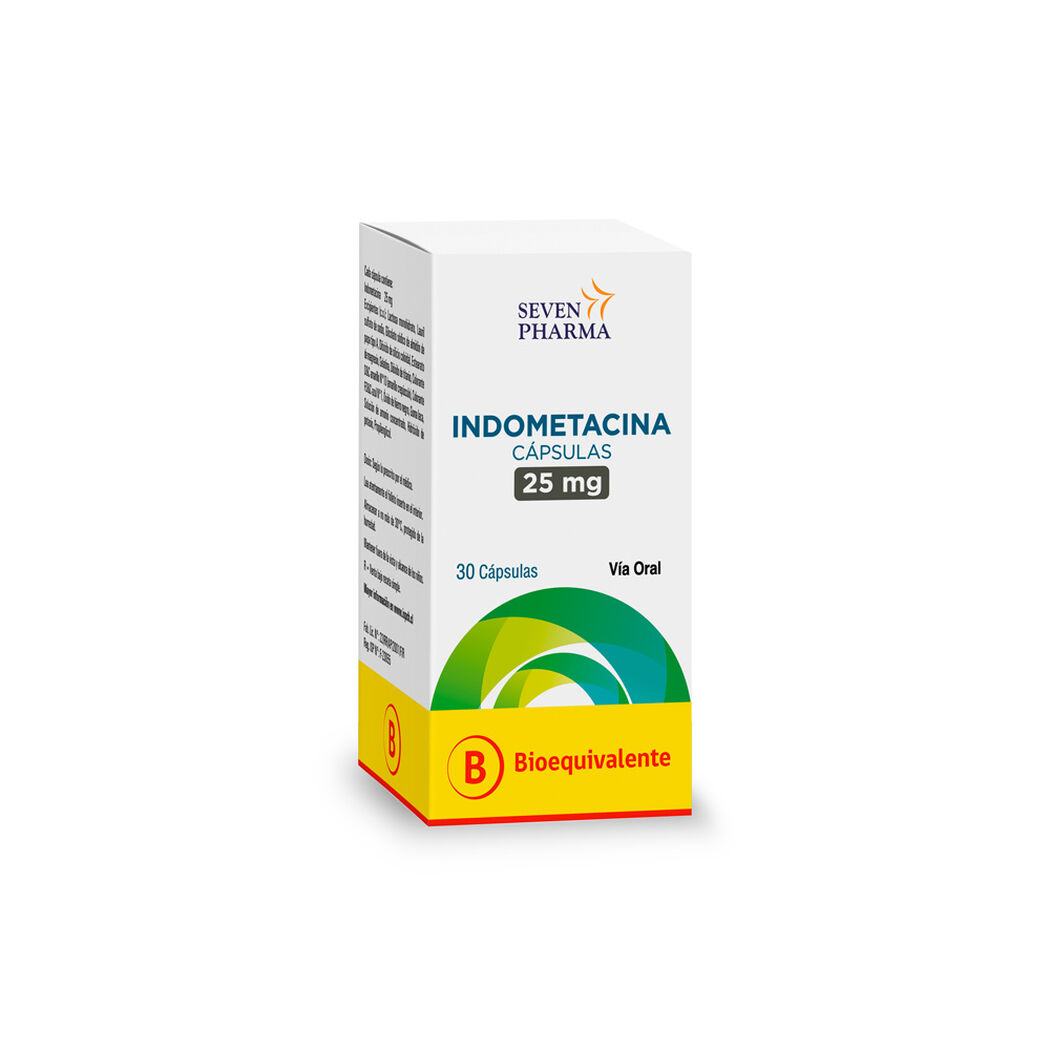 Indometacina 25 mg x 30 Capsulas, , large image number 0