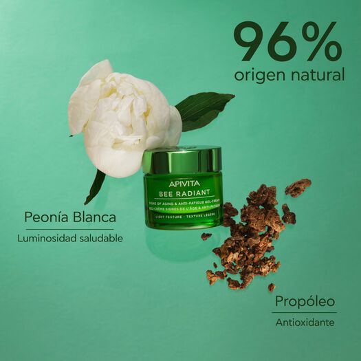 Gel-crema Signos de la Edad & Anti-fatiga - Textura Ligera 50ml Bee Radiant Apivita, , large image number 2