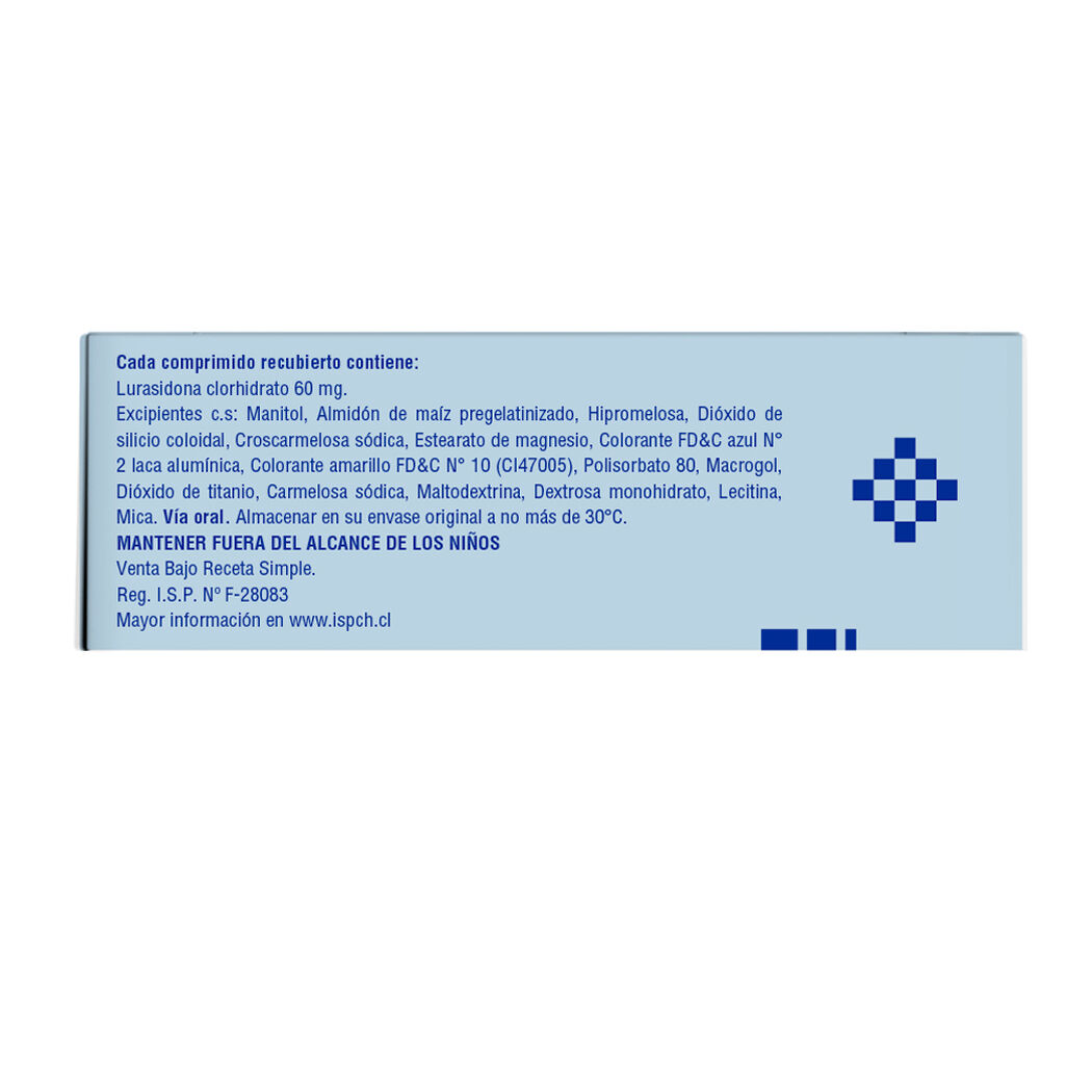 Luradon 60 mg 30 Comprimidos Recubiertos, , large image number 2