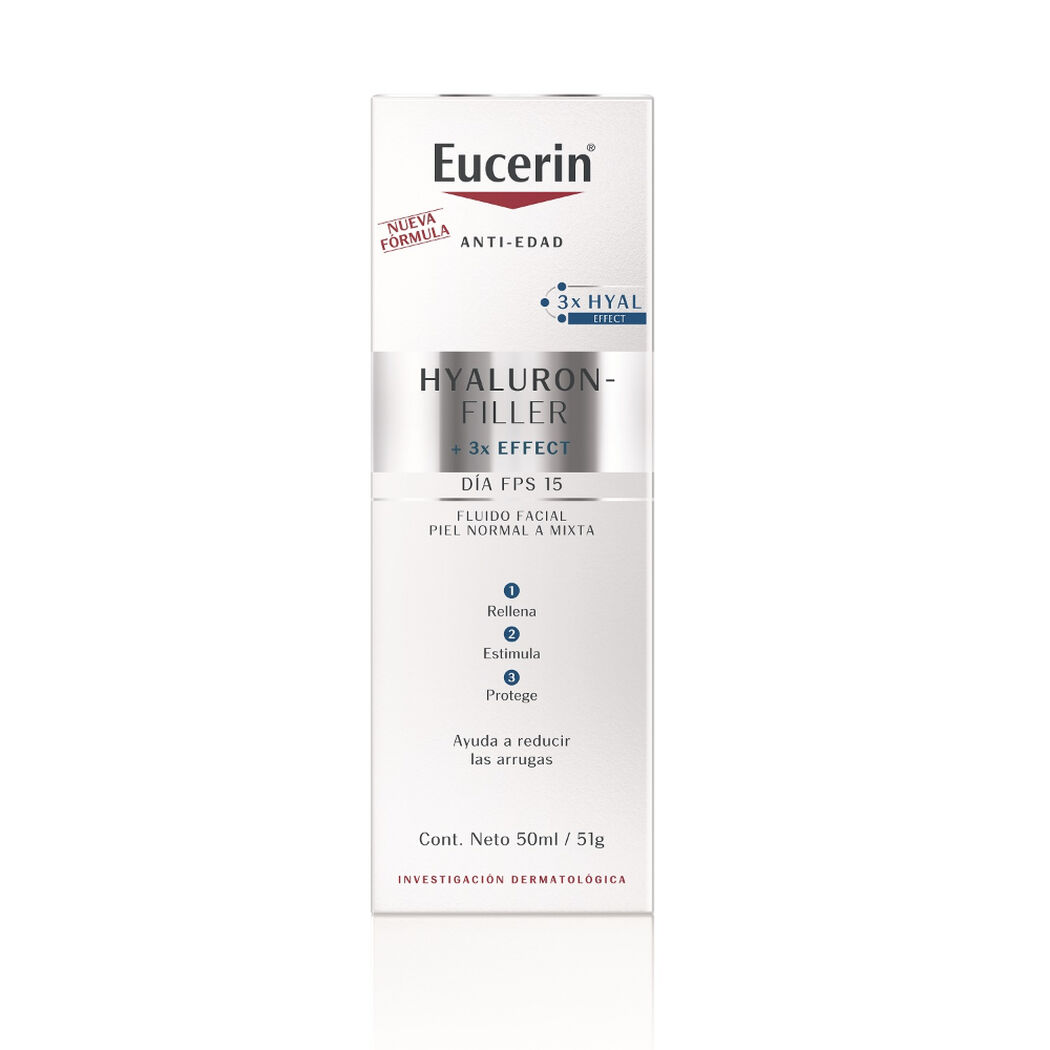 Crema Facial Antiarrugas Eucerin Hyaluron-FILLER Día P.Normal Mixta 50 ML, , large image number 1