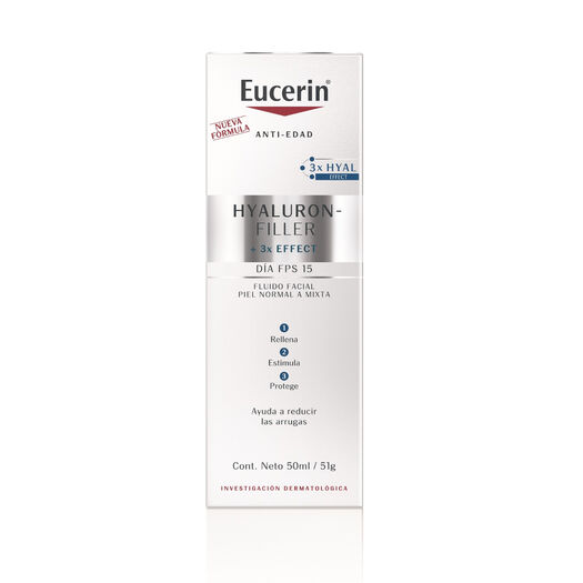 Crema Facial Antiarrugas Eucerin Hyaluron-FILLER Día P.Normal Mixta 50 ML, , large image number 1