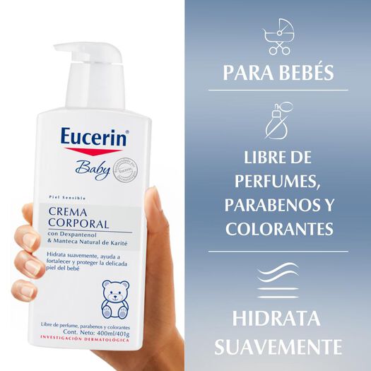 Crema Eucerin Corporal Baby 400 mL, , large image number 3