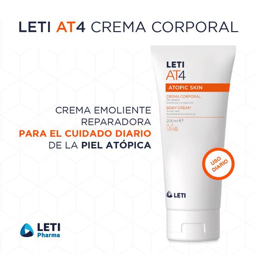 Leti At 4 Crema Corporal x 200 mL Crema Tópica, , large image number 1
