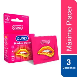 Durex Condones Máximo Placer 3 unidades