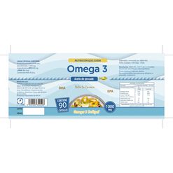 Omega 3 1000 mg Softgel x 90 c&aacute;psulas