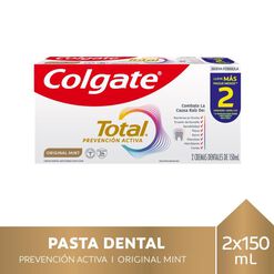 Pasta Dental Colgate Total Clean Mint 75mL 2 unidades