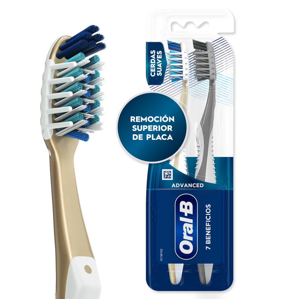 Cepillo de Dientes Oral B Advanced Suave 2 un, , large image number 0